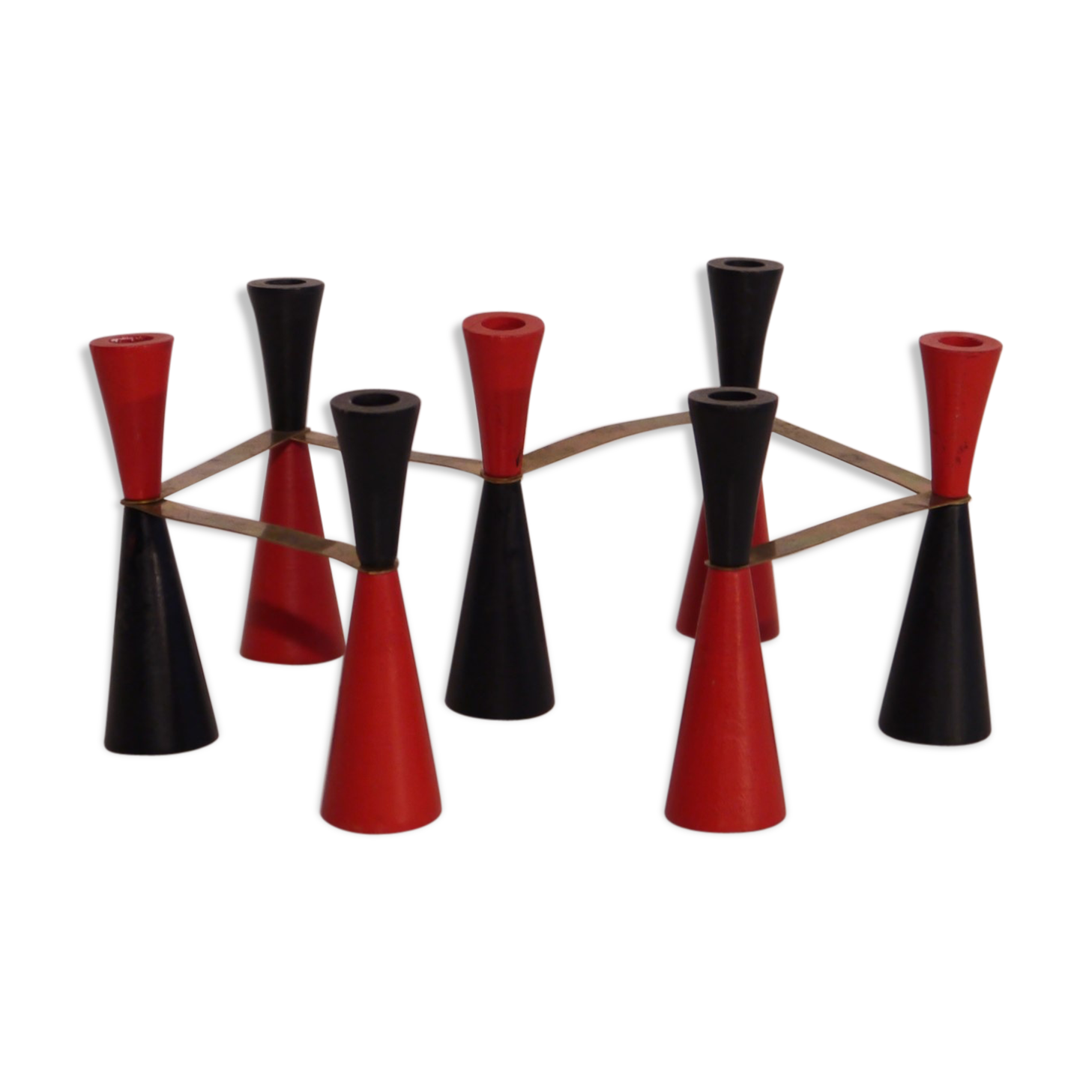 Candlestick modular wooden