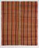 7x8 Burnt Red Area Kilim Rug, 200x240Cm Anatolian Kilim Rug