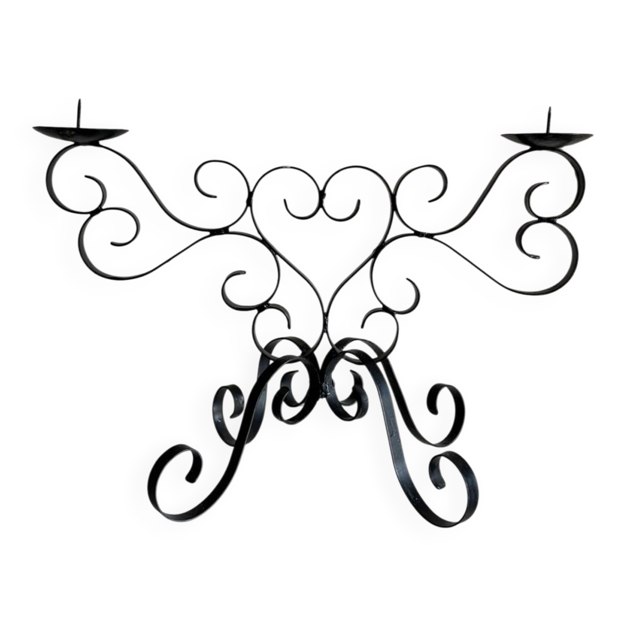 Wrought iron chandelier