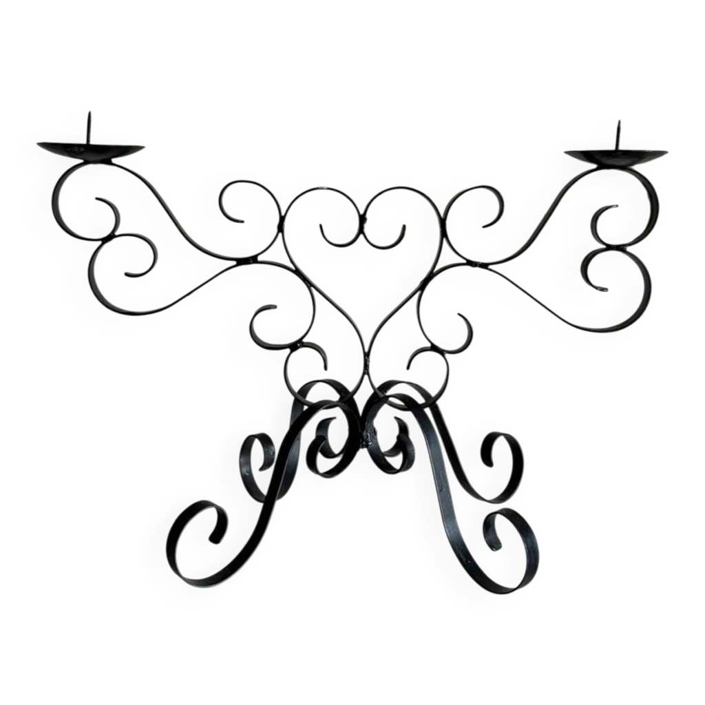 Chandelier en fer forgé | Selency