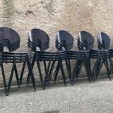 Set of 36 stackable chairs by Walter Leeman for Kusch & Co