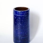 vase rouleau bleu Italie 1960