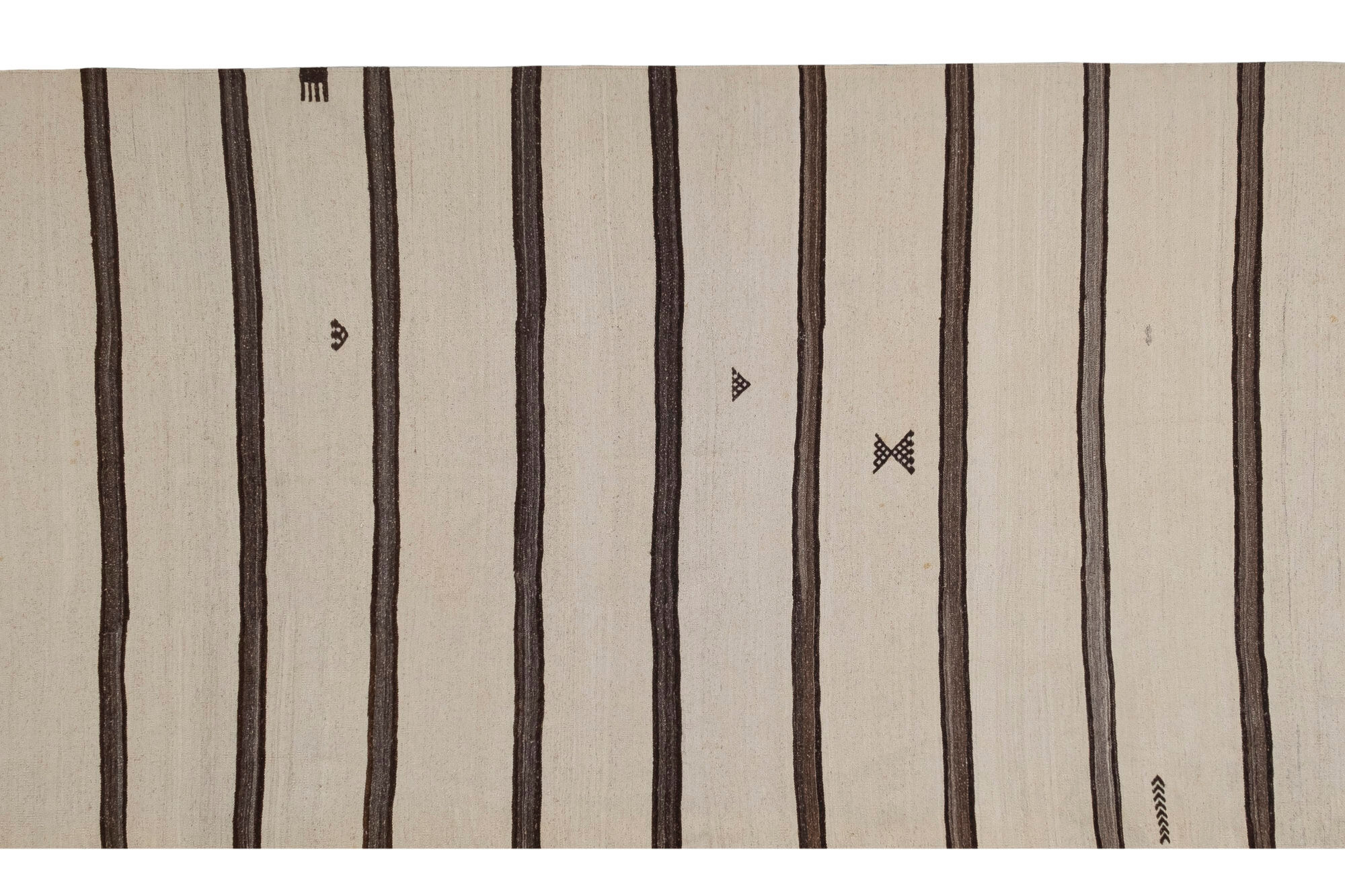 Turkish hemp kilim rug runner 160 x 400 cm