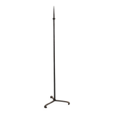 French hand-forged Iron Spike Stand or torchere, 15th century