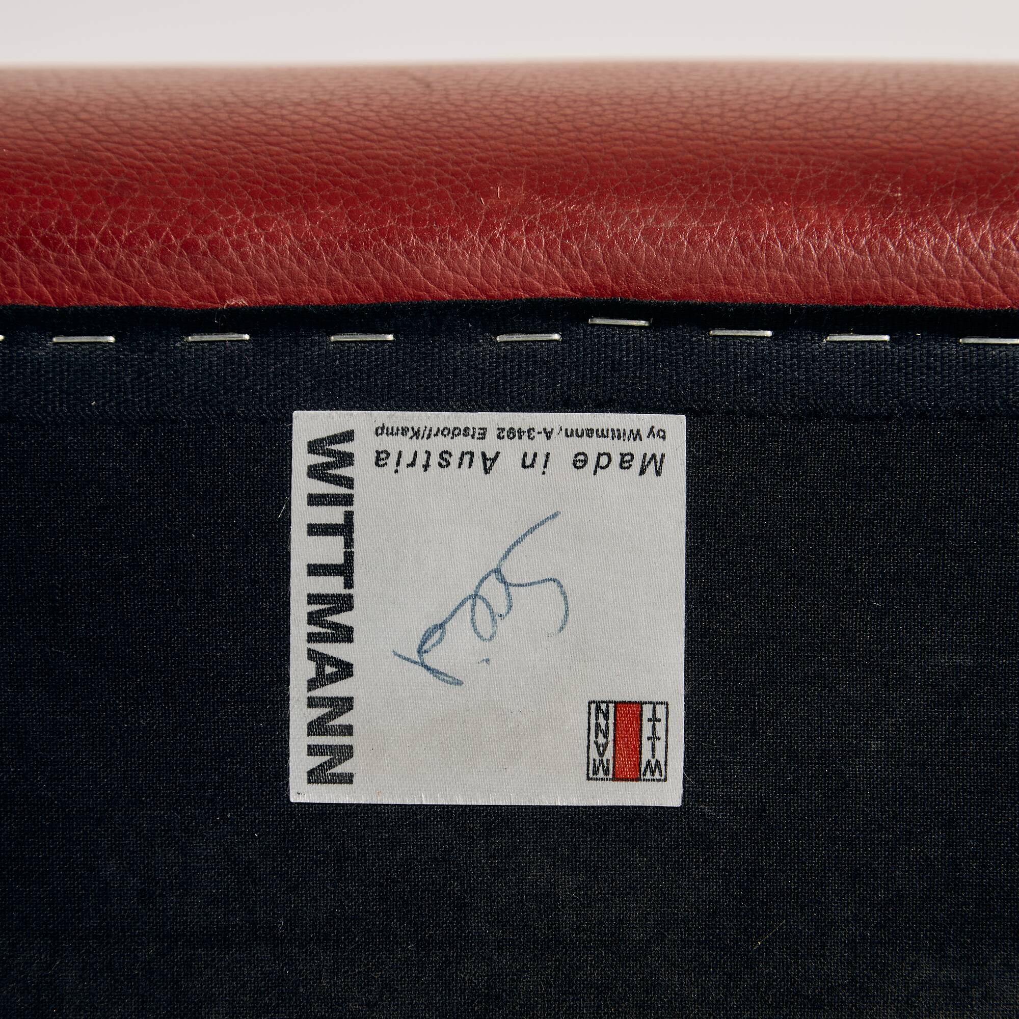 Cubic armchair by Paolo Piva for Wittmann