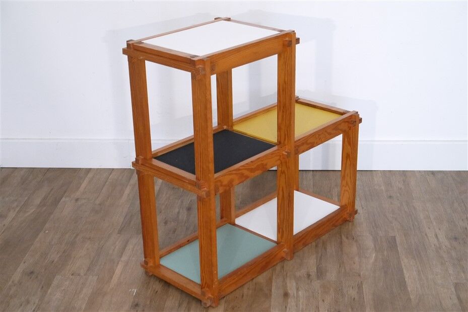 Vintage pine shelf 1970