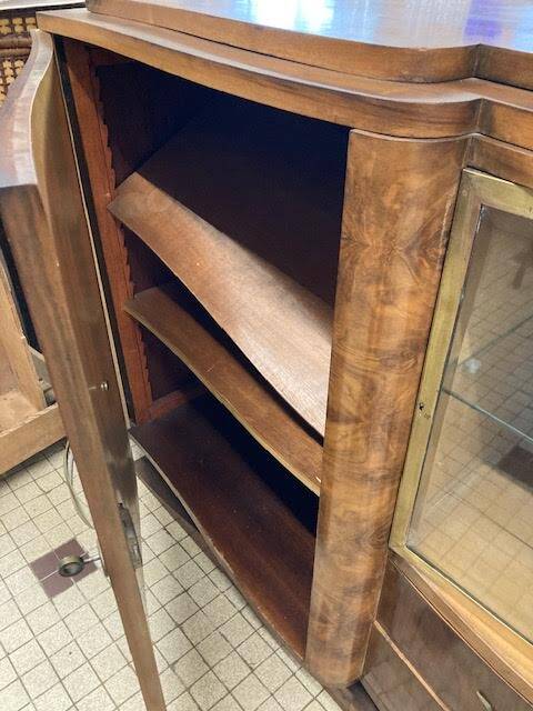 Art Deco 3-door, 2-drawer sideboard