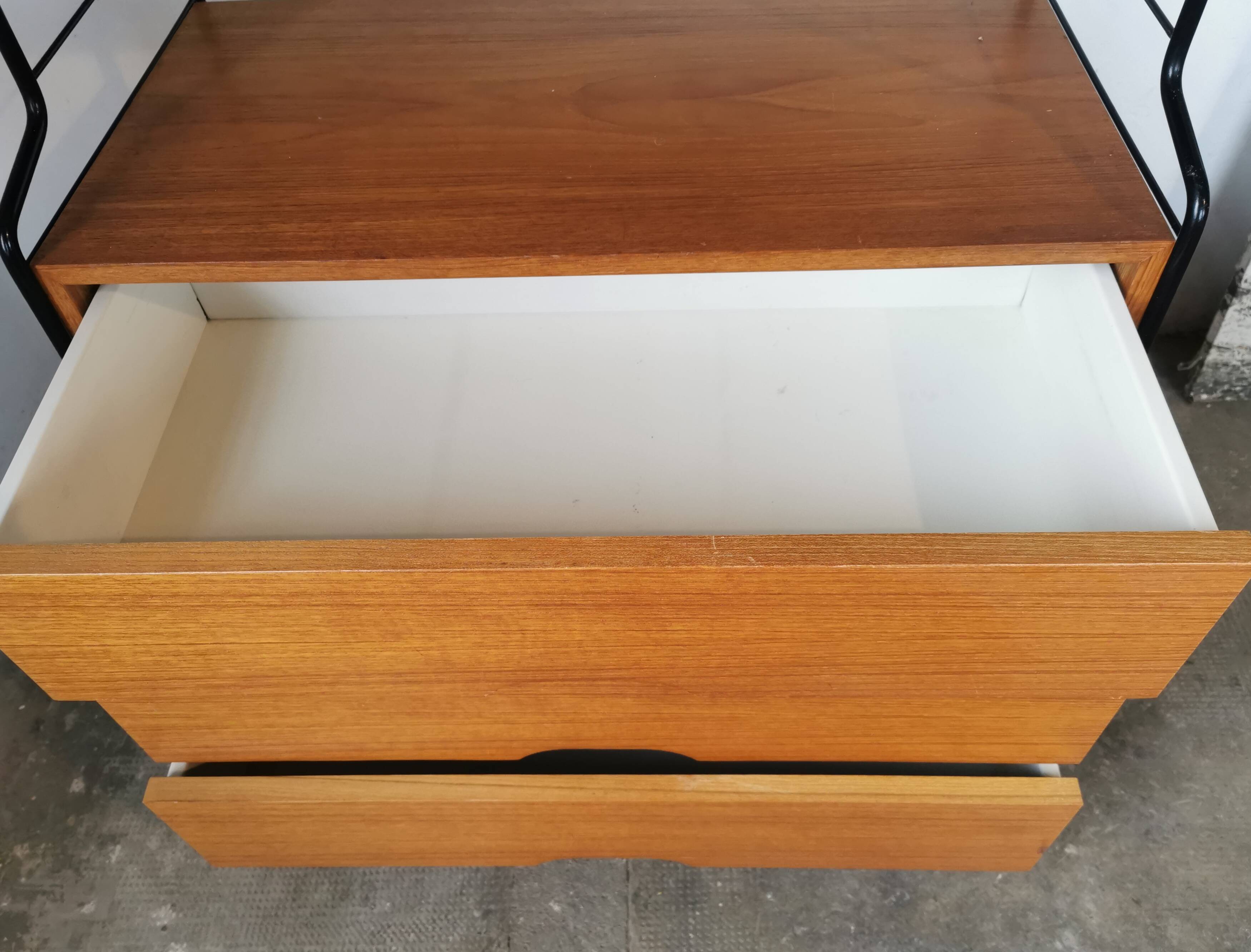 Scandinavian-style modular shelf, bookcase