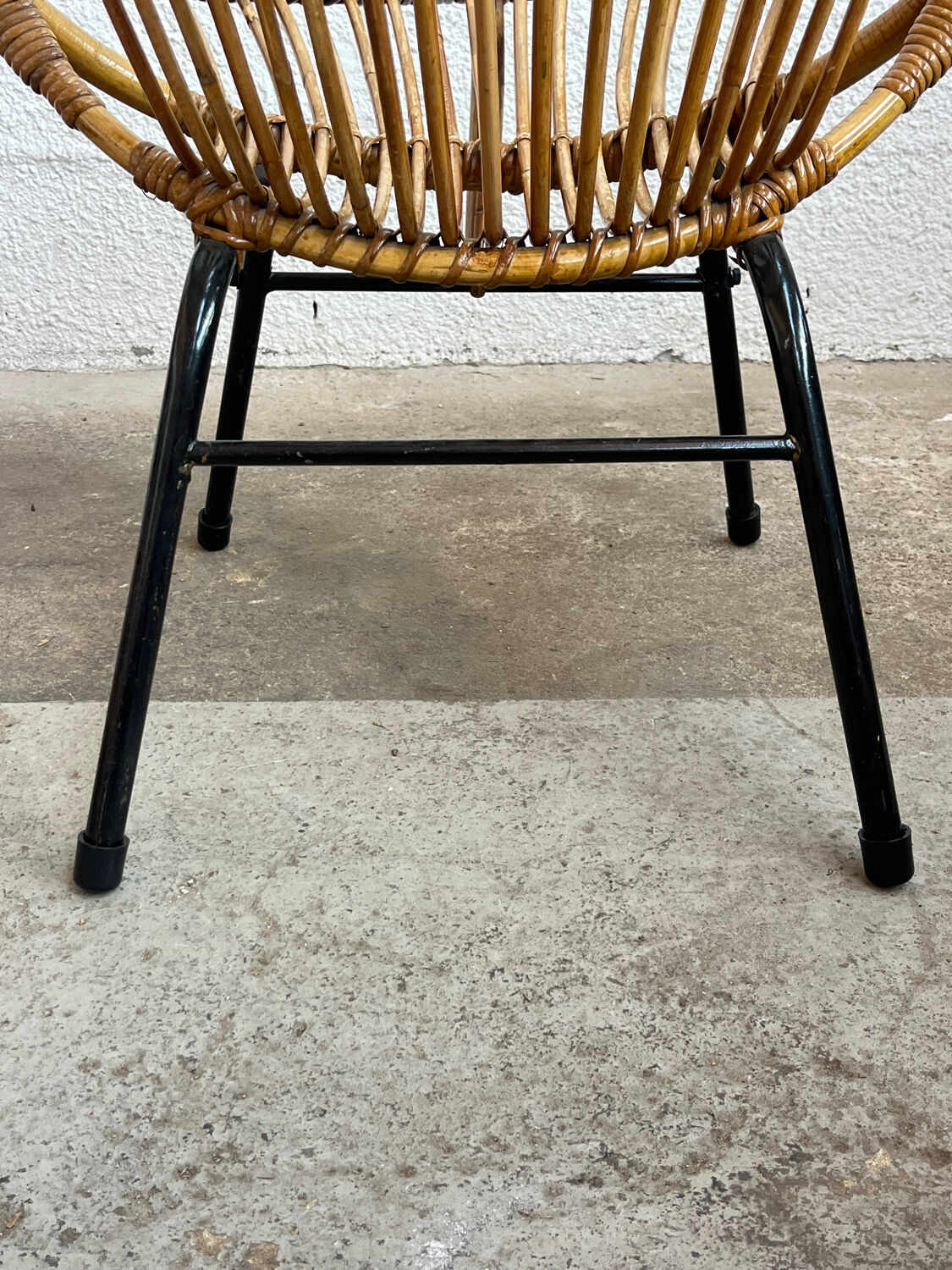 Rattan armchair