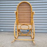 Rattan rocking-chair chair