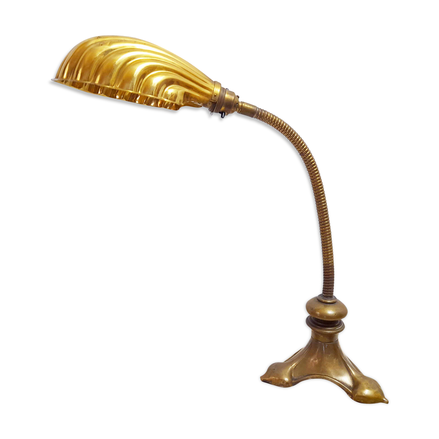 Lampe "coquillage" Art Nouveau