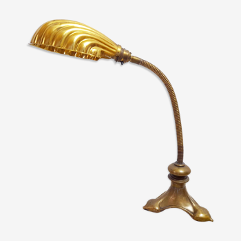 Art Nouveau "shell" lamp