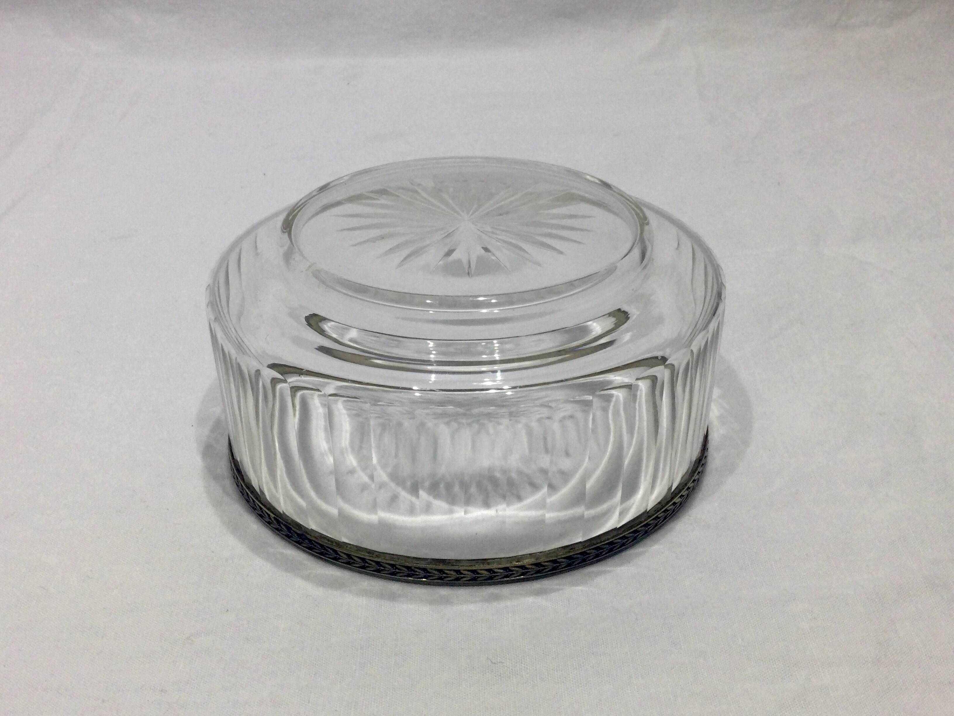 Robert Linzeler - Crystal Bowl and Vermeil