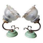Set 2 appliques anciennes
