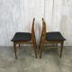 Pair of mismatched scandinavian chairs 60s