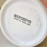 6 mugs Staffordshire Potterie England