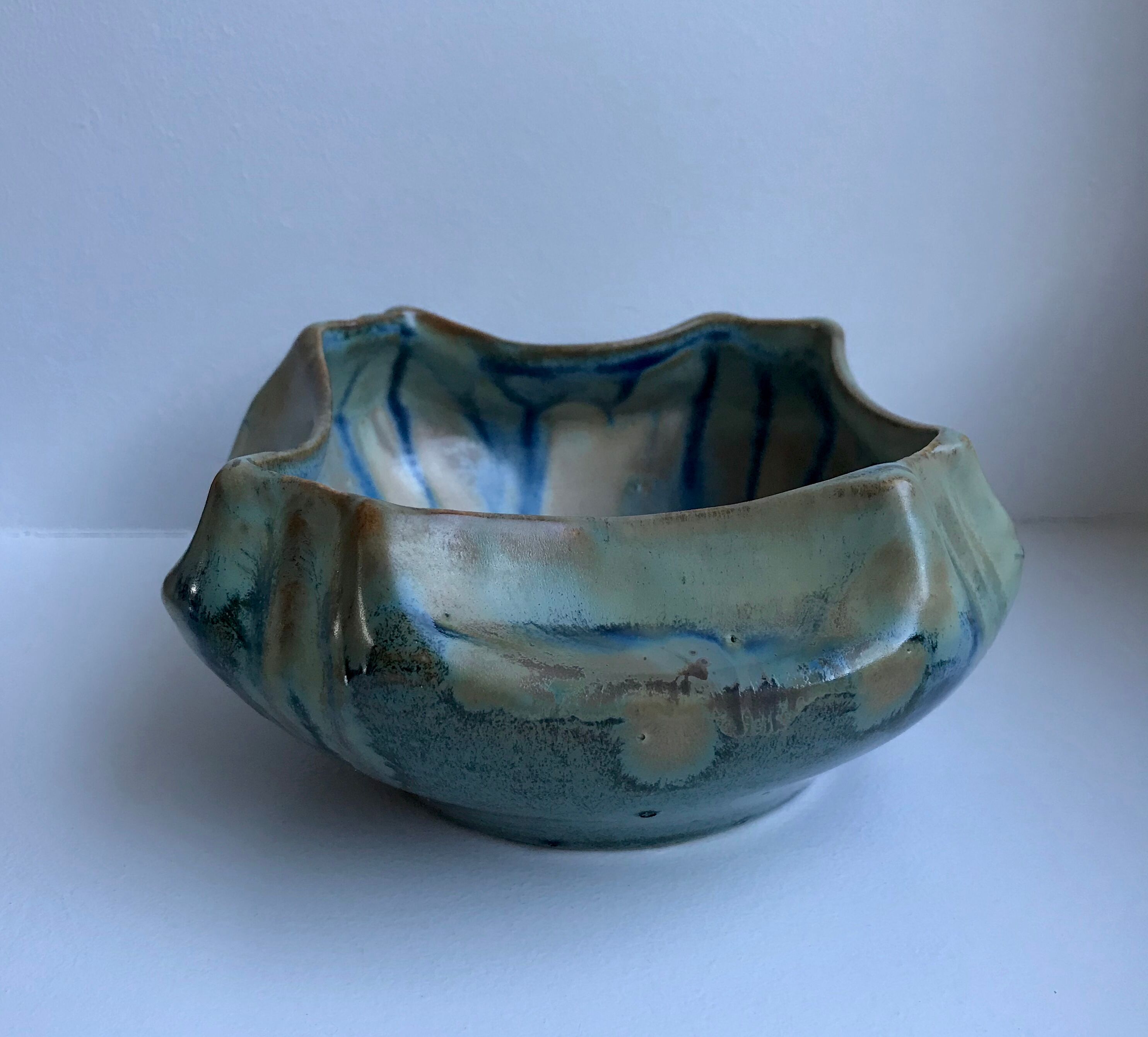 Ceramic tray, ashtray 70s