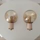 Pair of vintage Maison Delmas wall lights from the 70s