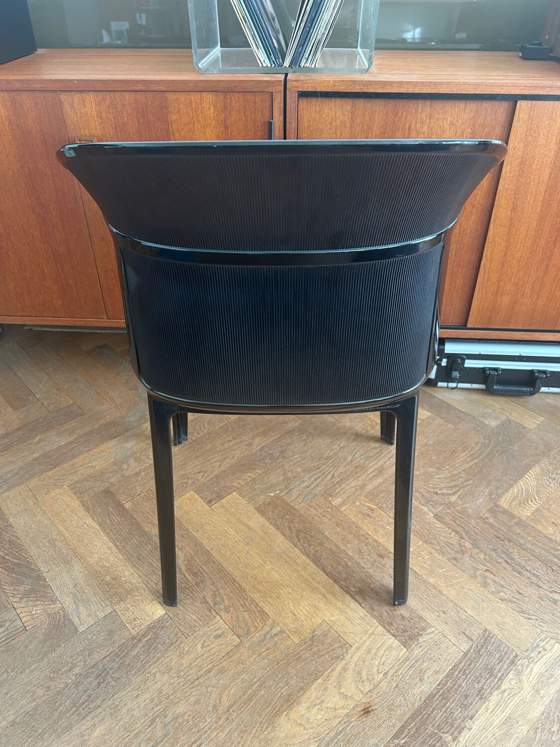Black "Papyrus" armchair designed by Ronan and Erwan Bouroullec vintage