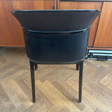 Black "Papyrus" armchair designed by Ronan and Erwan Bouroullec vintage