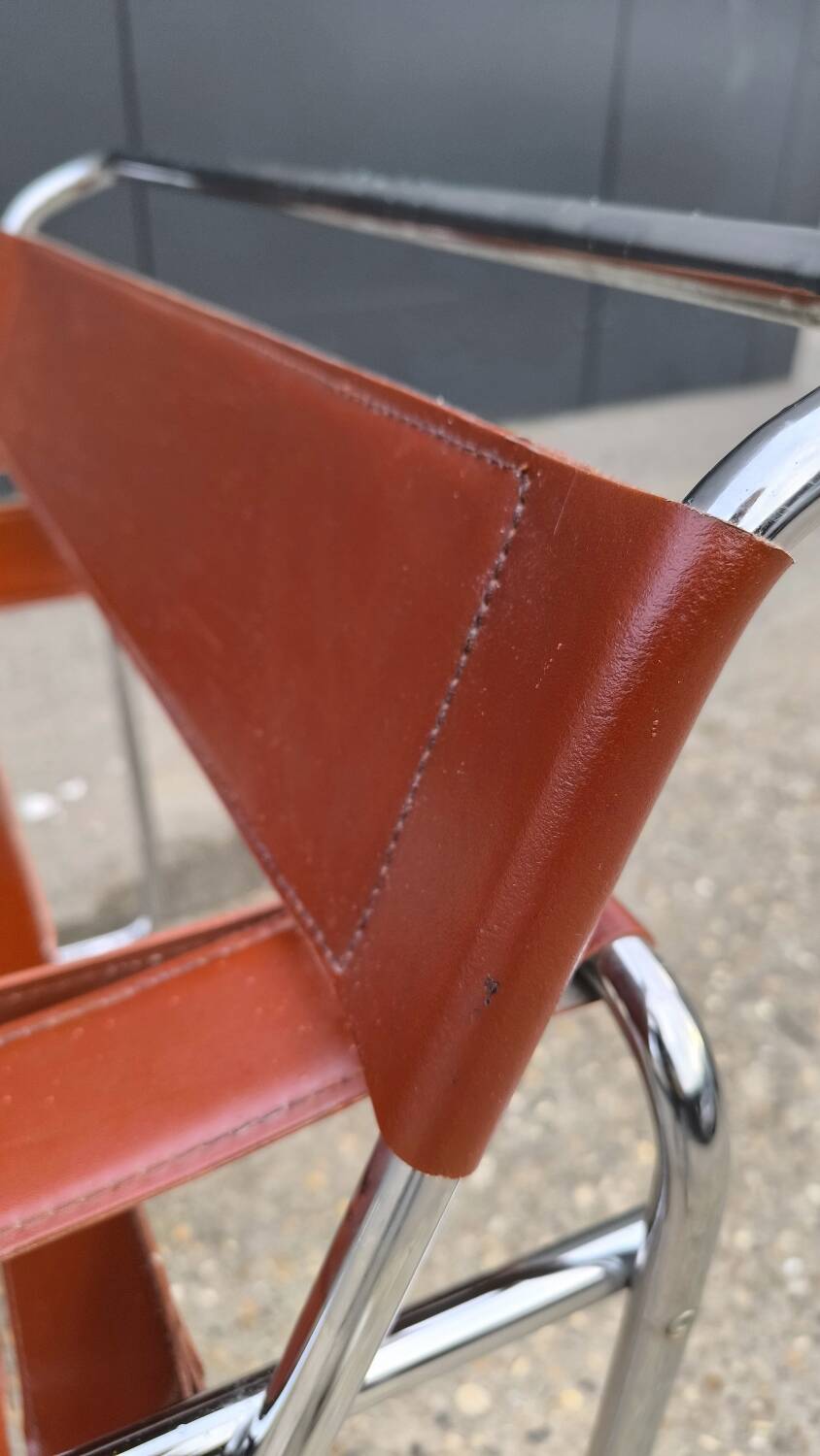 Fauteuil wassily B3 vintage par Marcel breuer