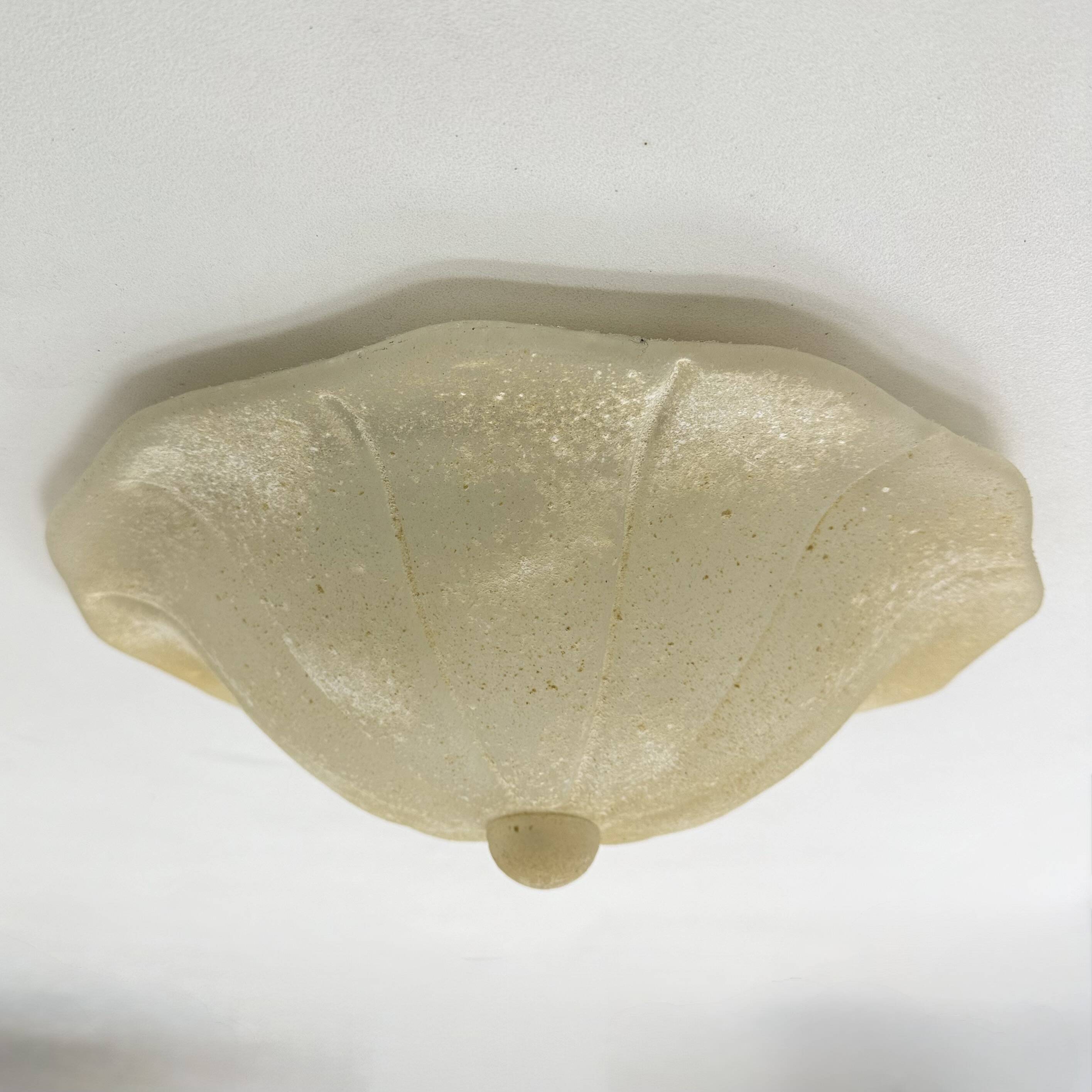 Mid-century Italian Murano glass ceiling lamp , 1970s
