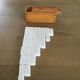 Jeu de dominos anciens dans sa boite en bois