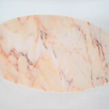 Italy 1950 s oval marble coffee table