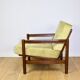 Fauteuil en bois conçu par Z. Baczyk marron vintage olive - 3 pièces disponibles
