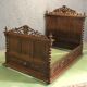 Henry II oak bed - early 20th