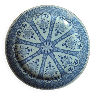 Assiette bleu