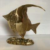Brass scalar fish