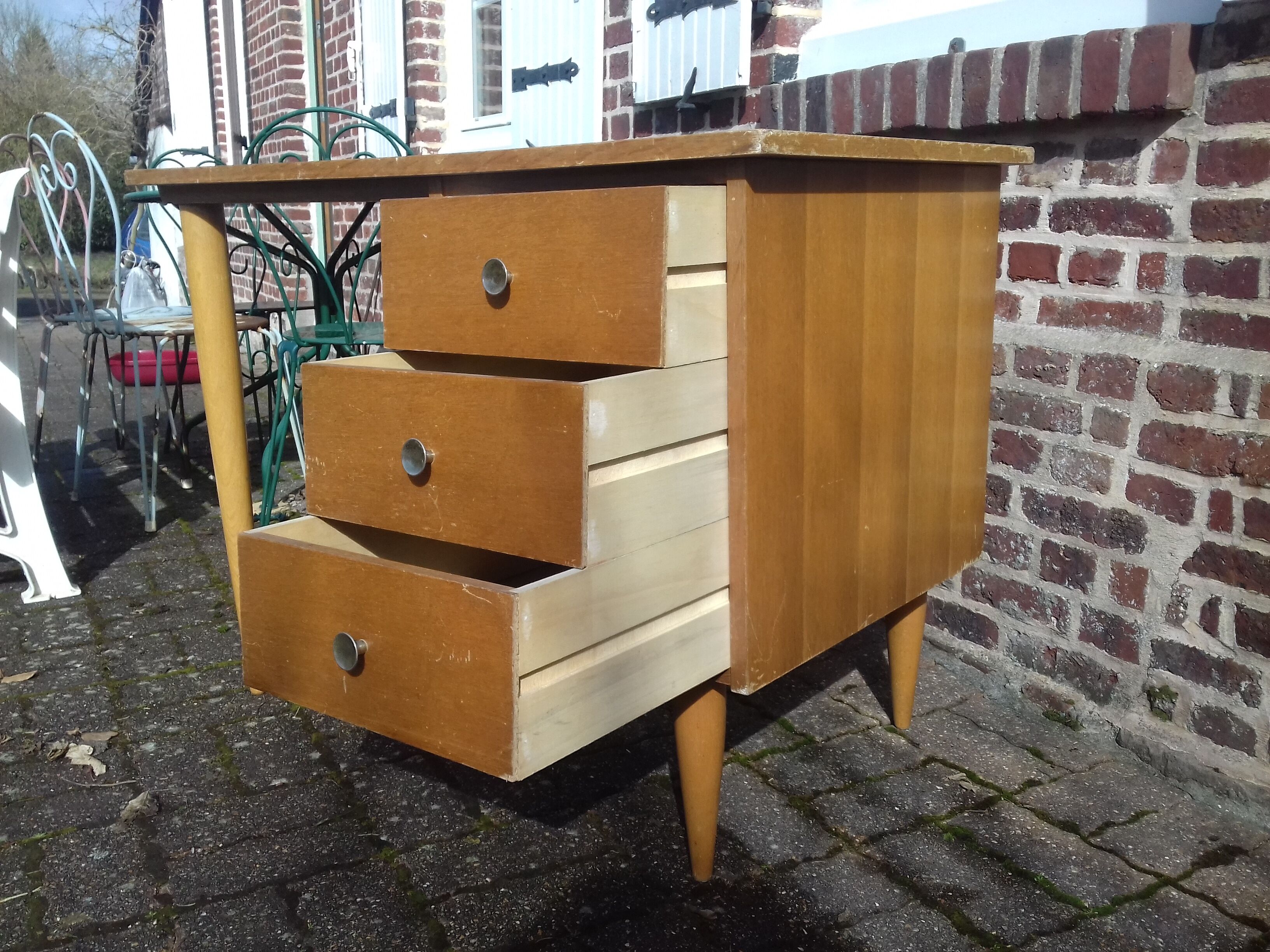 Bureau vintage années 60 70