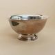 Large Vintage Silver-Plated Footed Salad Bowl, 1960s Italy, Argent Finish, Centerpiece Decor