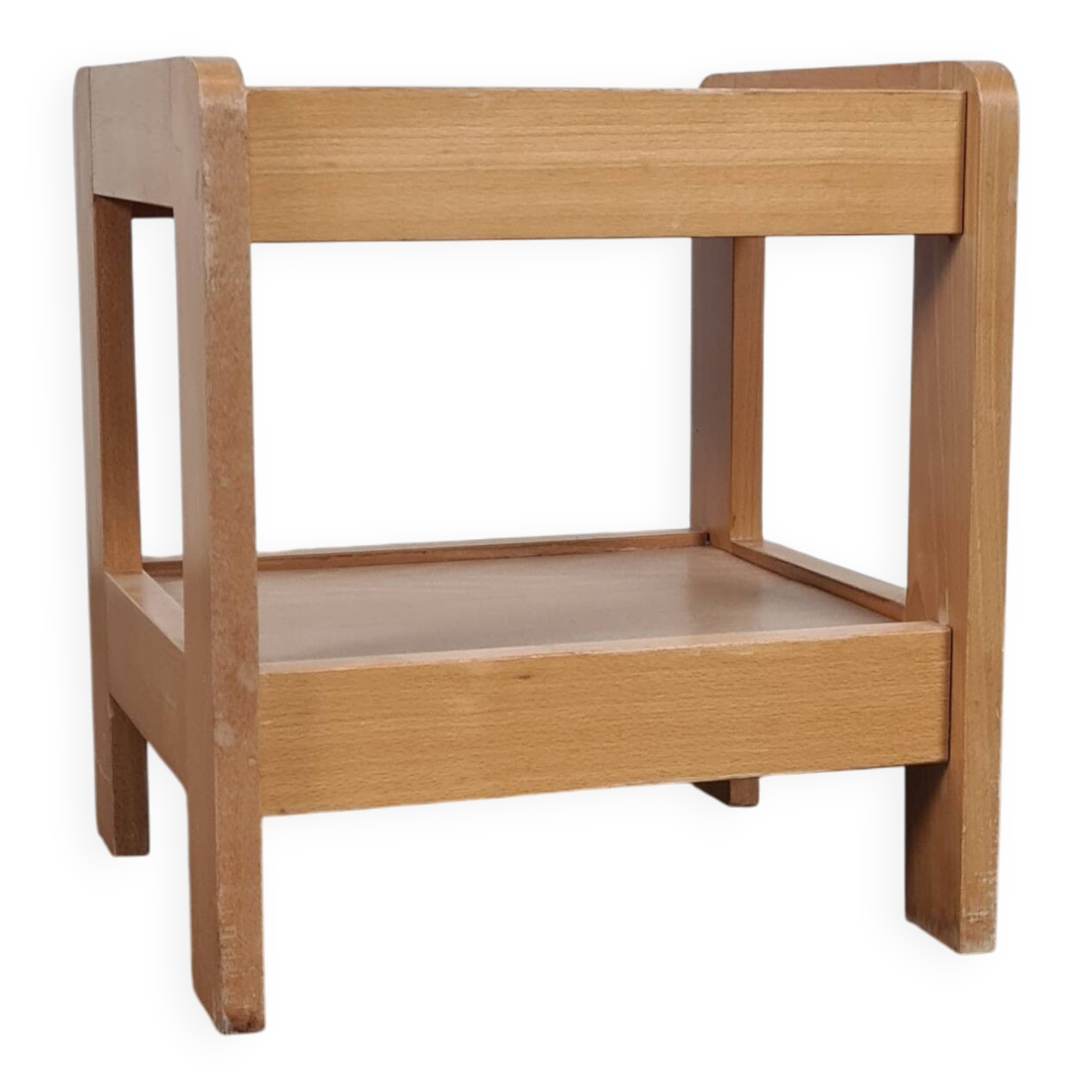 Vintage pine bedside table