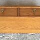 Pair of modernist fin wall shelves in solid oak - 1950