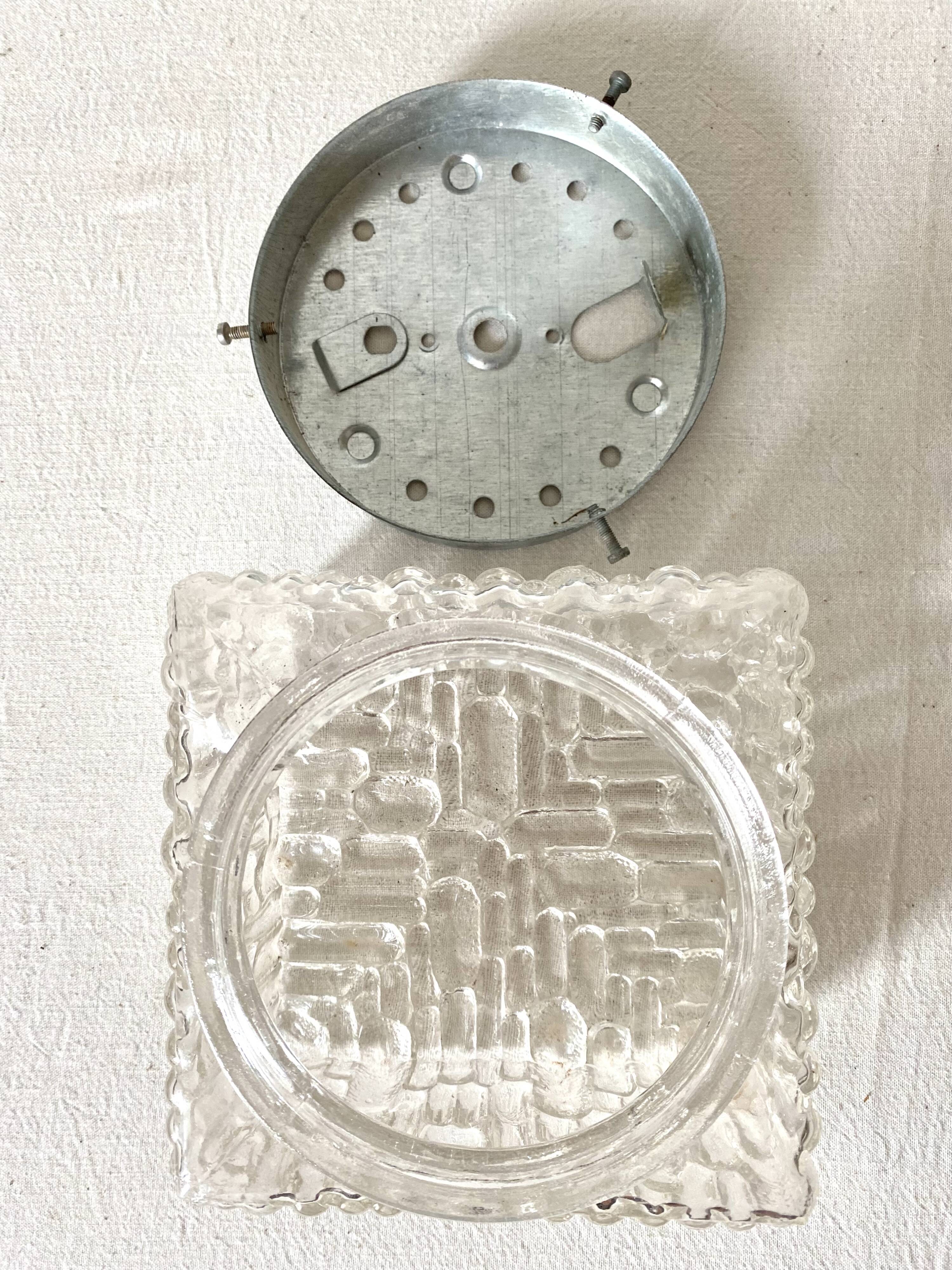 Mini vintage square ceiling light