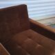 Pair of armchairs and his ottoman, circa 1970
