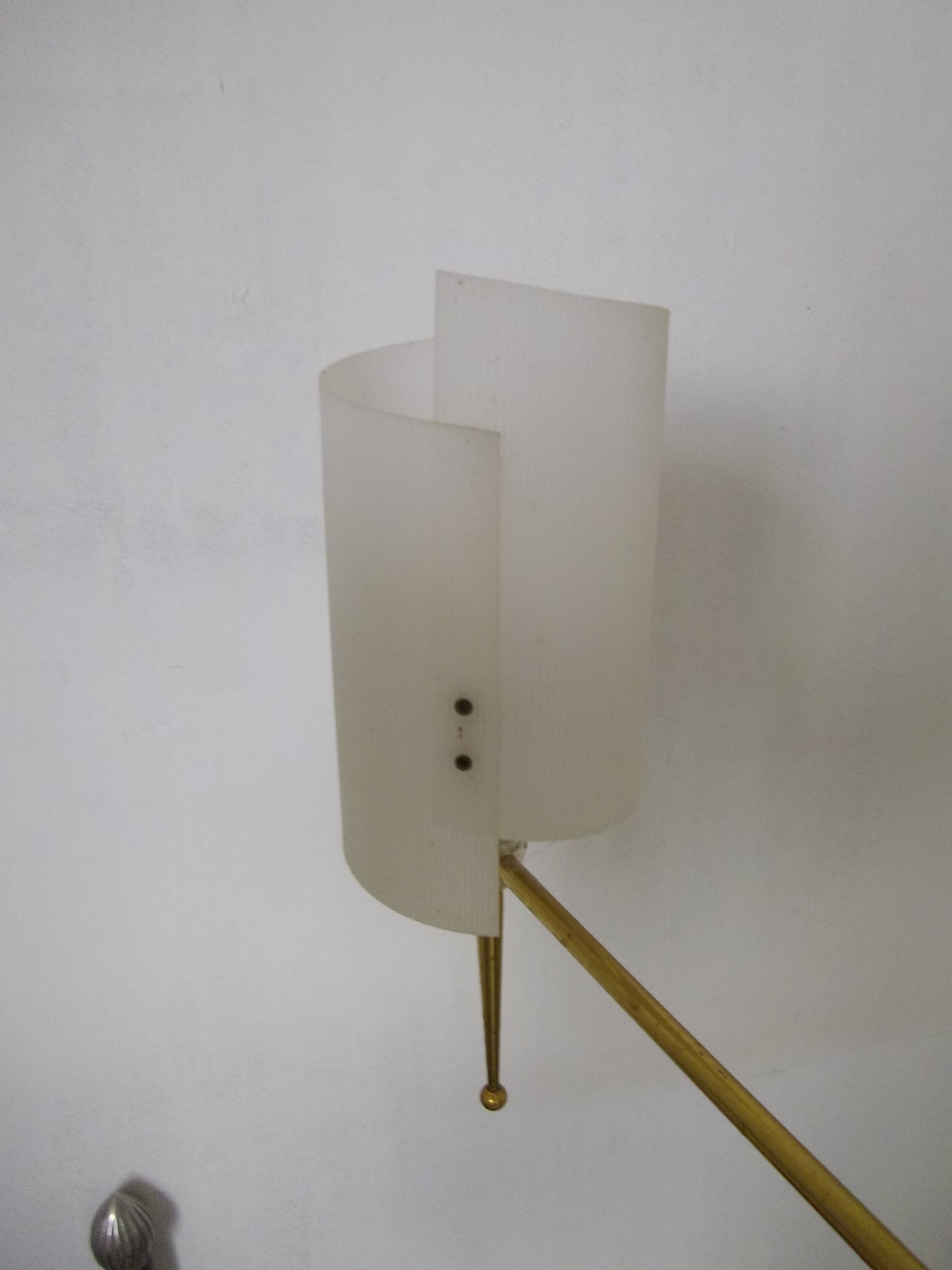 Lustre originale dorée et blanche