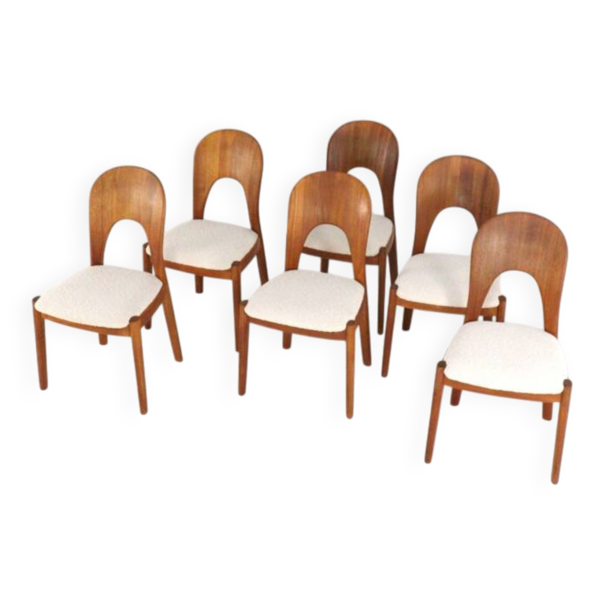 Suite de 6 chaises Koefoed Morten 'Vinderup' design danois