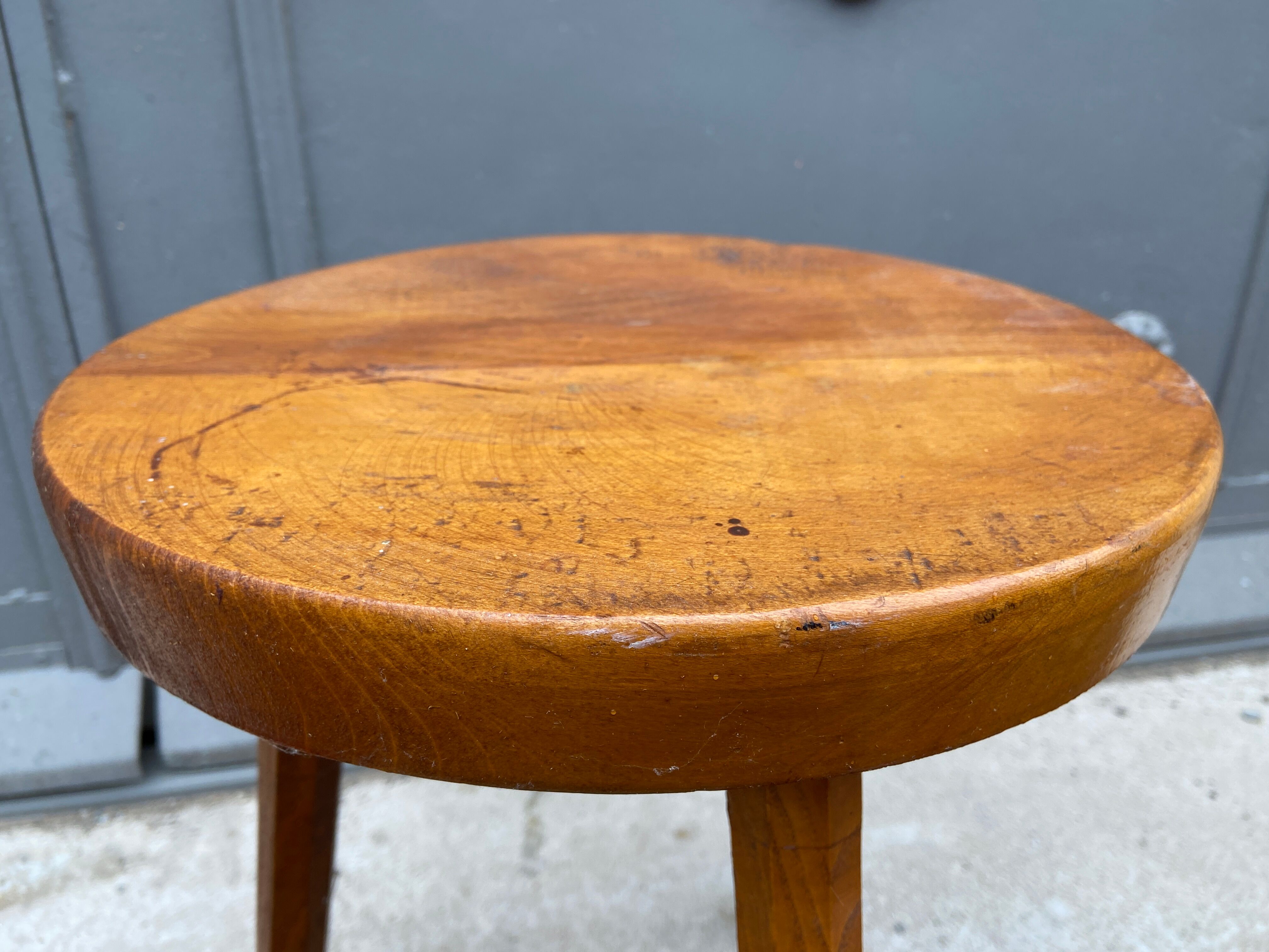 Scandinavian stool vintage tripod plant holder midcentury 50s