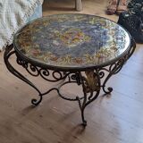 Old round coffee table