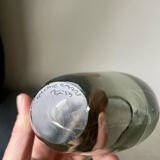 Set of 2 heart shaped Holmegaard crystal vases by Per Lutken