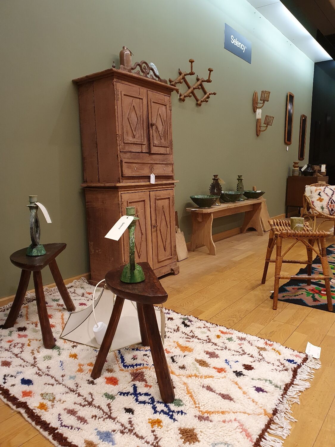 Wardrobe style folk art