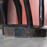 African zoomorphic wooden stool