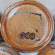 Série de 8 assiettes à dessert vintage en grès émaillé signé MALI
