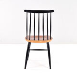 Four Mid Century Scandinavian Modern Fanett Dining Chairs by Ilmari Tapiovaara