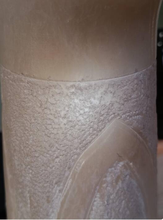 Vintage Alabaster Vase Hand-Carved - Bayca Edition