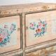 Antique white sideboard with original illustrations (c.1900) #7