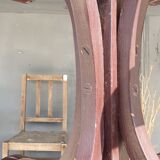 Painted wood coat rack